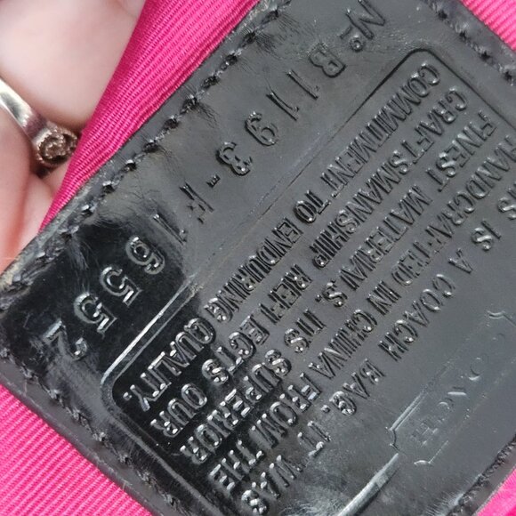 Euc Coach Kyra Signature Black Satchel Handbag Purse - Picture 13 of 13